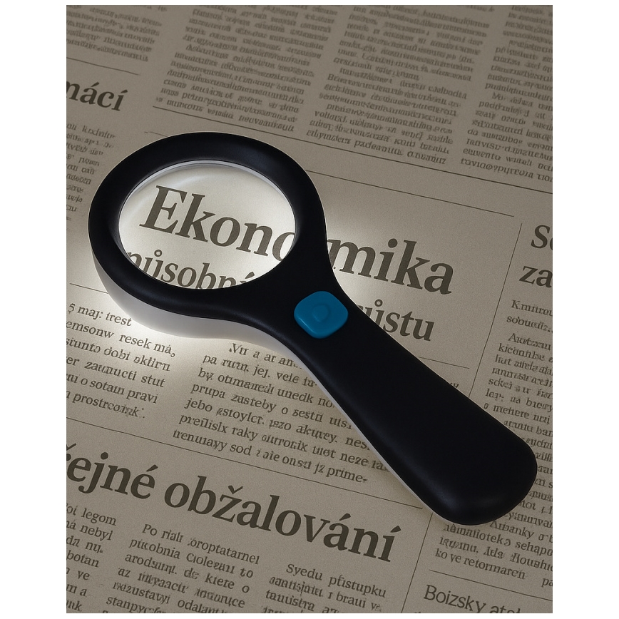 LED lupp 3×förstoring med LED-belysning LED/3W/2xAAA IP22