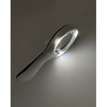 LED lupp 3×förstoring med LED-belysning LED/3W/2xAAA IP22