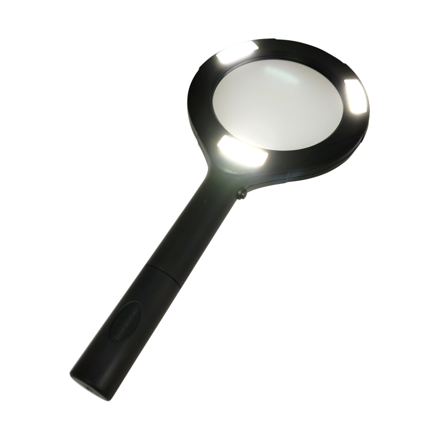 LED-lupp 3×ZOOM med LED-belysning LED/3W/2xAA IP22