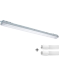 LED lysrör arbetsbelysning T8 2xG13/18W/230V 4000K IP65 128,5 cm