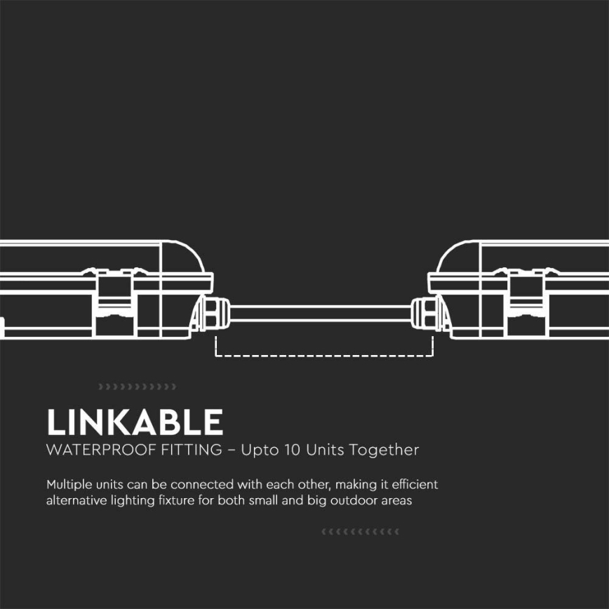 LED lysrör arbetsbelysning X-SERIES LED/48W/230V 6500K 150 cm IP65