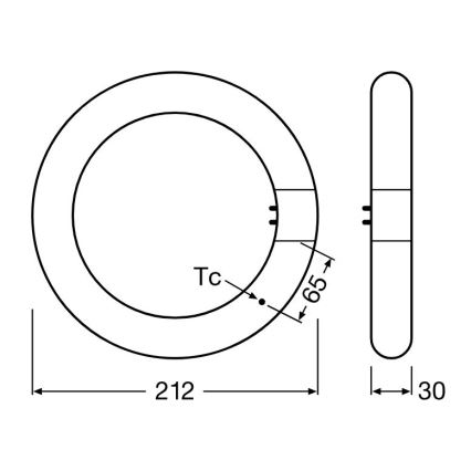 LED lysrör G10q/11W/230V 3000K - Osram