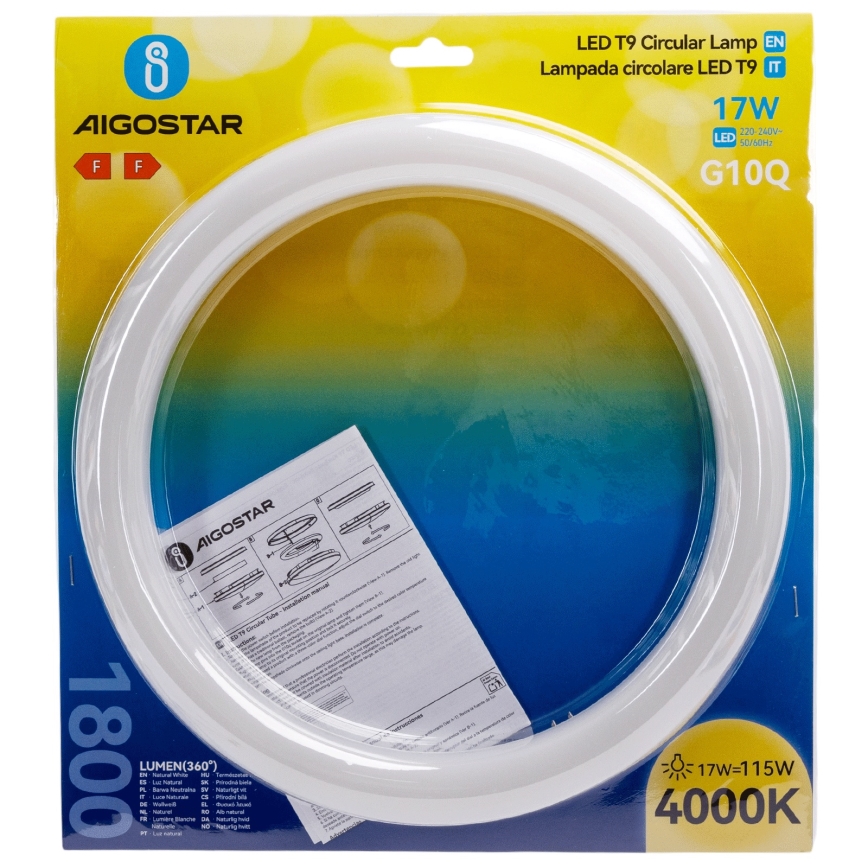 LED-lysrör G10q/17W/230V 4000K - Aigostar
