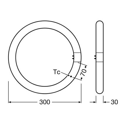 LED lysrör G10q/18,3W/230V 4000K - Osram