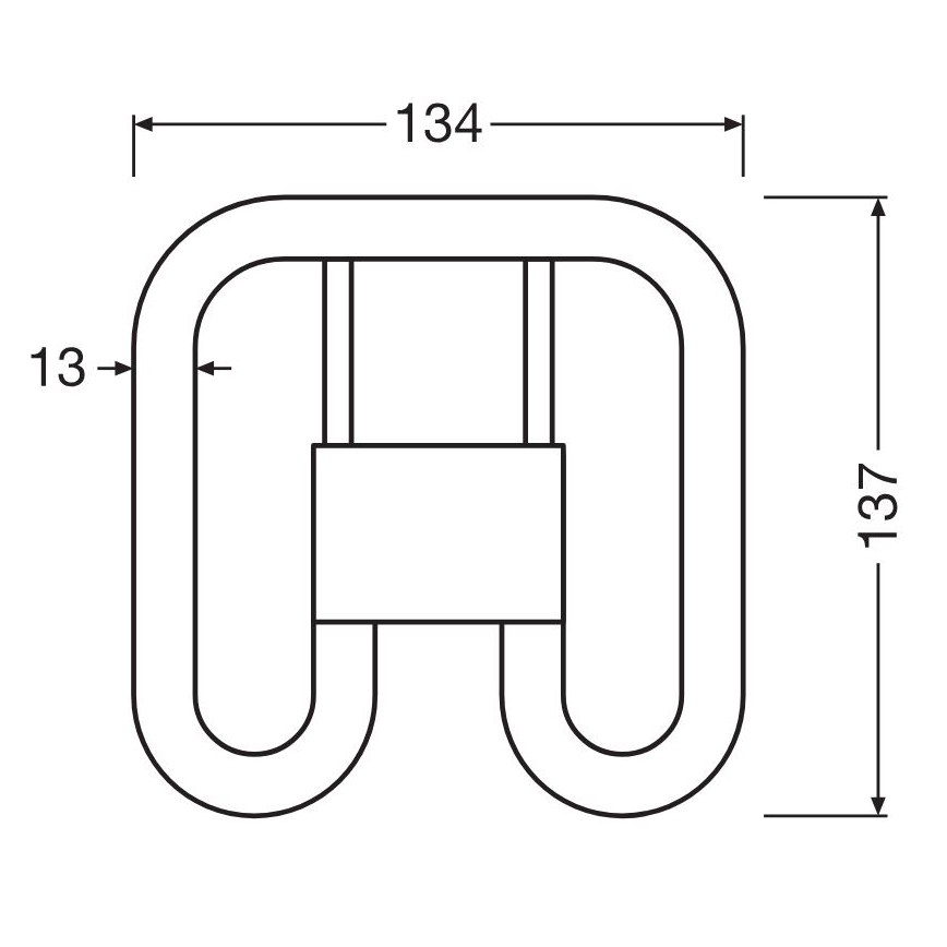 LED Lysrör GR8/7W/230V 3000K - Osram