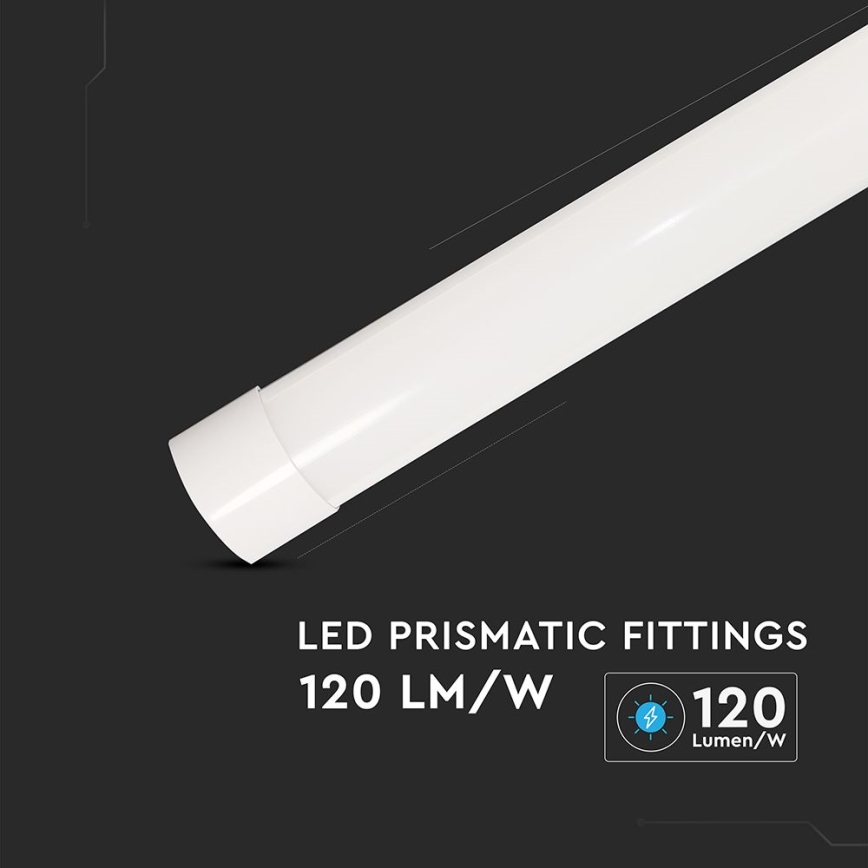 LED Lysrörsbelysning LED/20W/230V 6500K 60 cm vit