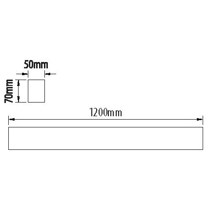 LED Lysrörsbelysning LINIK LED/40W/230V 4000K vit