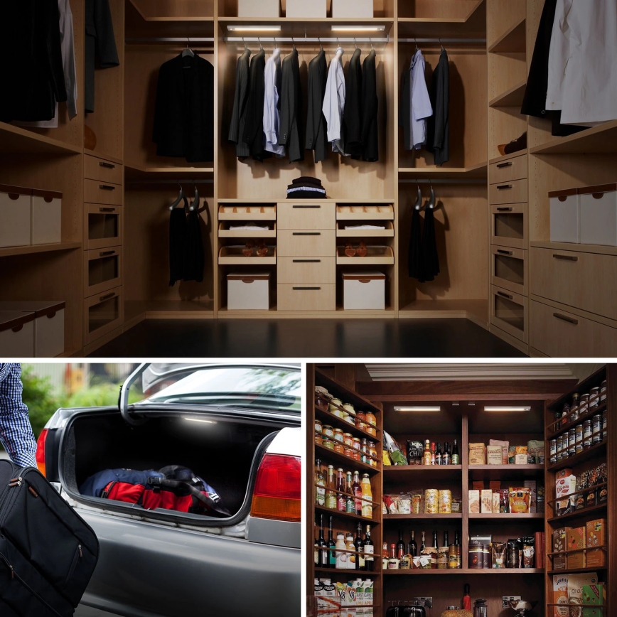 LED Möbelbelysning med sensor LED/0,6W/4xAAA