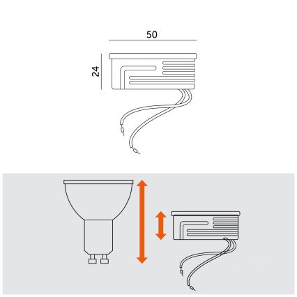 LED-modul LED/5W/230V 3000K