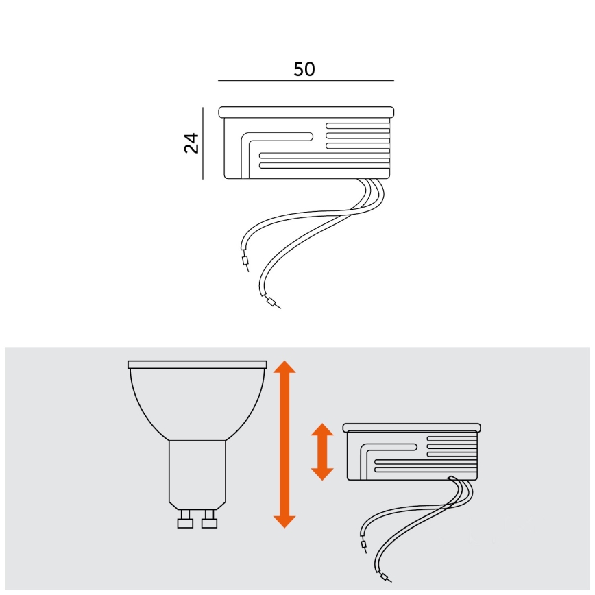 LED-modul LED/5W/230V 3000K