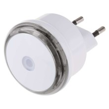 LED Nattlampa  för ett kontakt  med fotosensor 3xLED/0,5W/230V