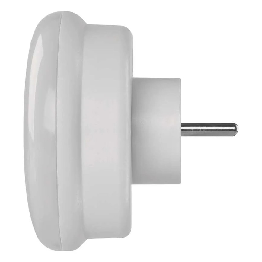 LED-nattlampa med sensor och uttag LED/0,3W/230V