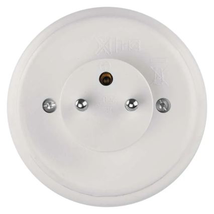 LED-nattlampa med sensor och uttag LED/0,3W/230V