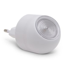 LED nattlampa  med skymningssensor  för ett kontakt  LED/1W/230V