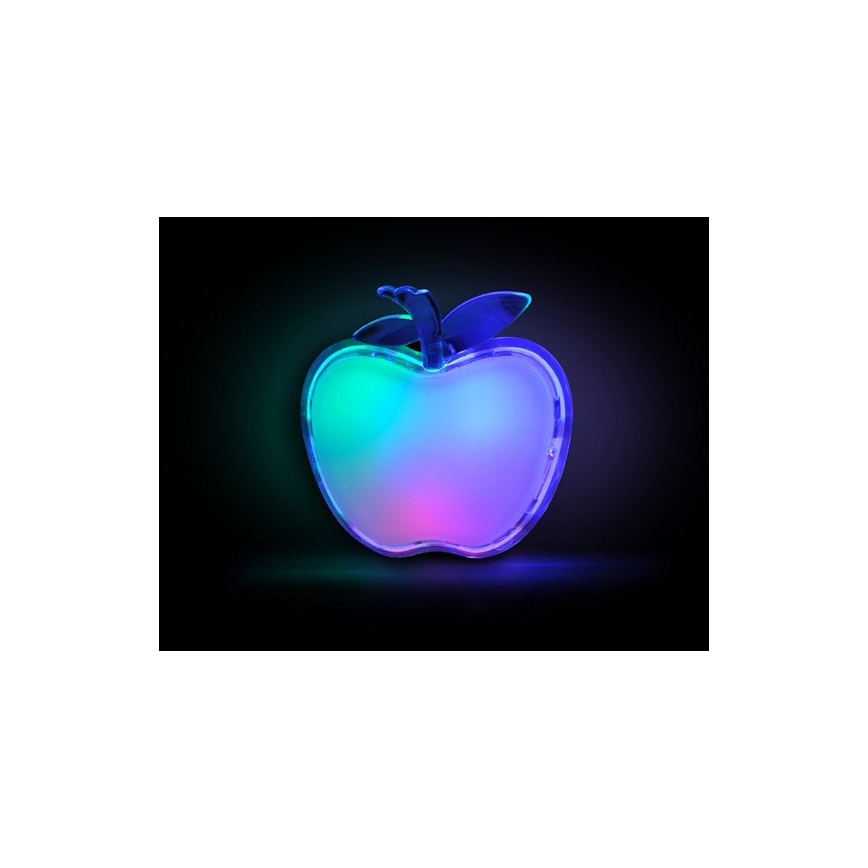 LED Nattlampa plug-in APPLE LED/0.4W/230V