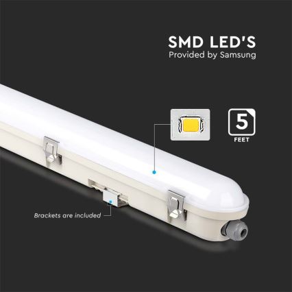 LED Teknisk lysrörsarmatur med nödbelysningsmodul EMERGENCY LED/48W/230V 4000K 150cm IP65