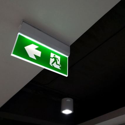 LED nödbelysning EMERGENCY EXIT LED/2,5W/230V 04.01.2001 6000K