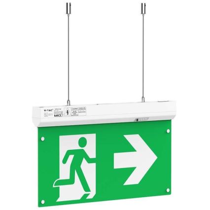 LED nödbelysning EMERGENCY EXIT LED/2,5W/230V 04.01.2001 6000K