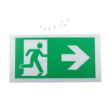 LED nödbelysning EMERGENCY EXIT SAMSUNG CHIP LED/2W/230V 6000K