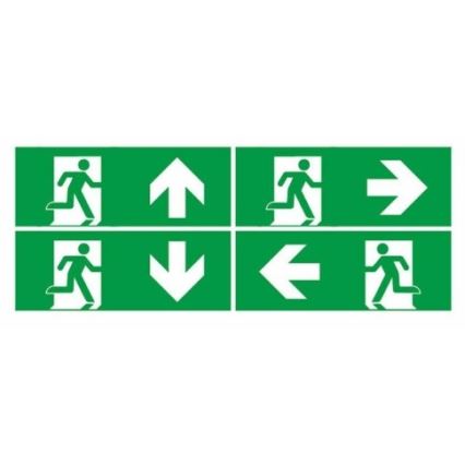 LED nödbelysning EMERGENCY EXIT LED/3W/230V 6400K IP65