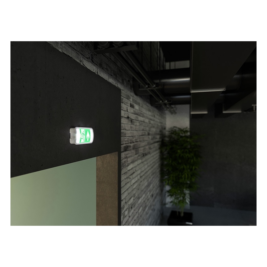 LED nödbelysning VIRGO EVO LED/1W/230V 6000K IP65