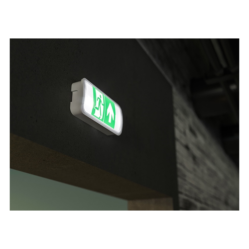 LED nödbelysning VIRGO EVO LED/1W/230V 6000K IP65