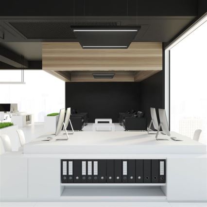 LED panel ALGINE LED/44W/230V 60x60 cm 4000K UGR16 svart