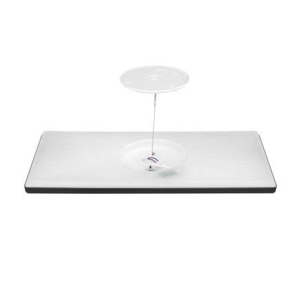 LED Infälld panel NIVERA LED/32W/230V IP54 3000/4000/6000K 29,5x59,5 cm svart