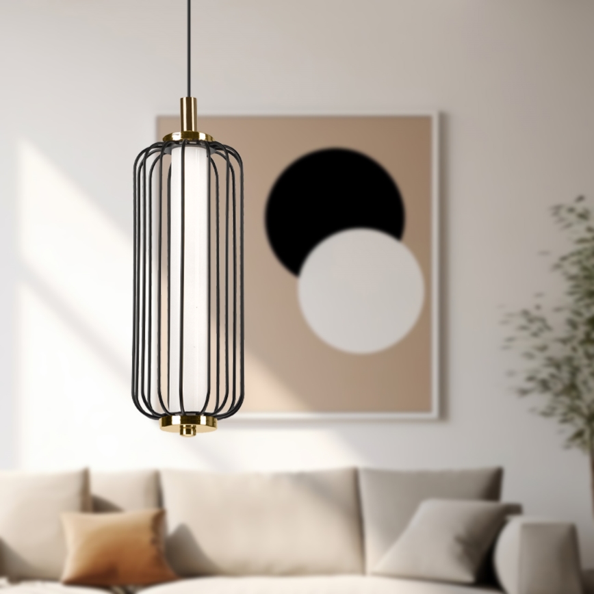 LED-pendel med kabel BONNIE LED/15W/230V 3000K svart