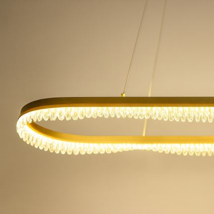 LED-pendel med kabel LED/45W/230V guld