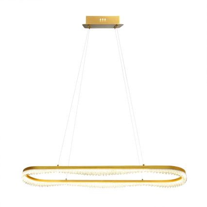 LED-pendel med kabel LED/45W/230V guld