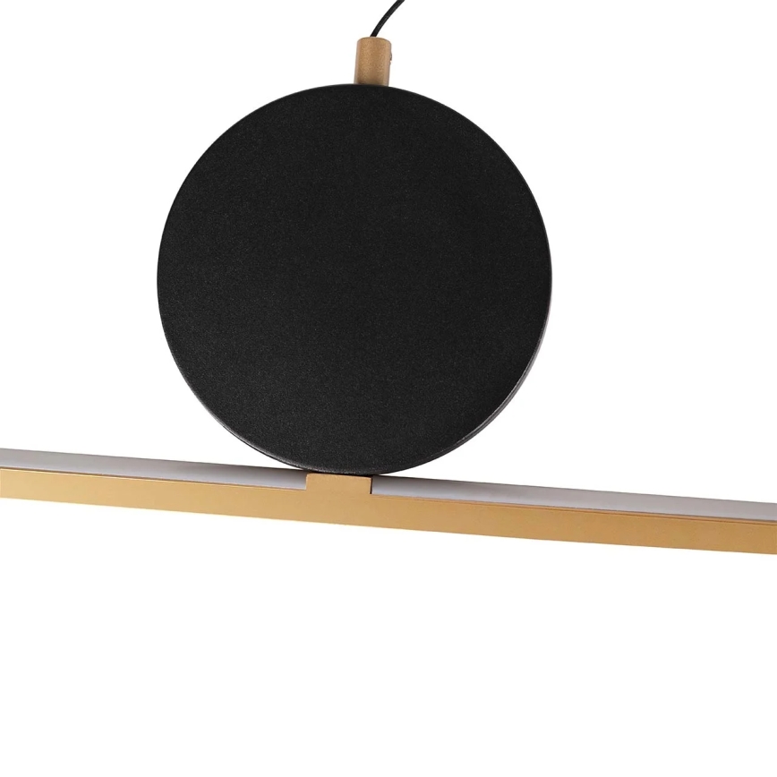 LED-pendel med vajer FLORENTYNA LED/48W/230V 4000K guld/svart