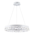 LED-pendel med vajer FROZI LED/32W/230V Ø 50 cm vit