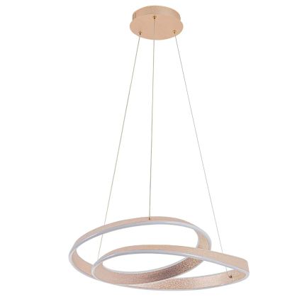 LED-pendel med vajer GLOW LED/75W/230V 4000K Ø 60 cm, guldfärgad