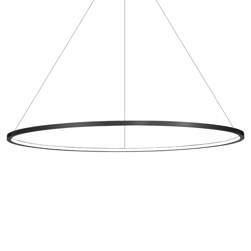 LED-pendel med vajer SATURNO LED/65W/230V Ø 120 cm IP44 svart