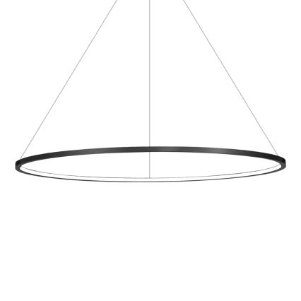 LED-pendel med wire SATURNO LED/57W/230V Ø 100 cm IP44 svart