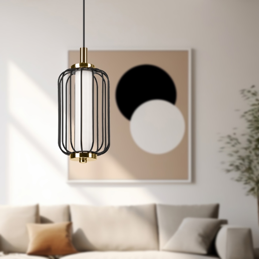 LED-pendel på kabel BONNIE LED/10W/230V 3000K svart