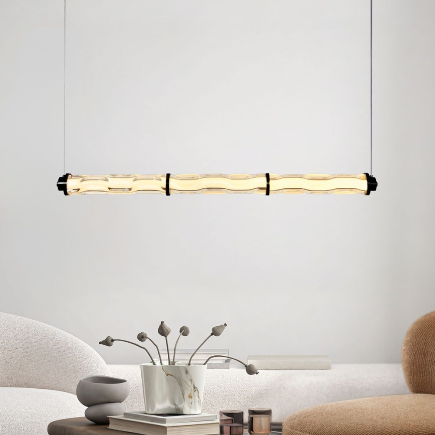 LED-pendel på kabel CORTE LED/25W/230V svart