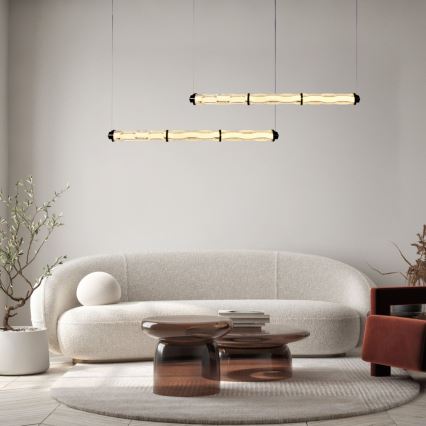 LED-pendel på kabel CORTE LED/25W/230V svart
