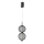 LED-pendel på kabel PUMA LED/10W/230V Ø 14 cm svart