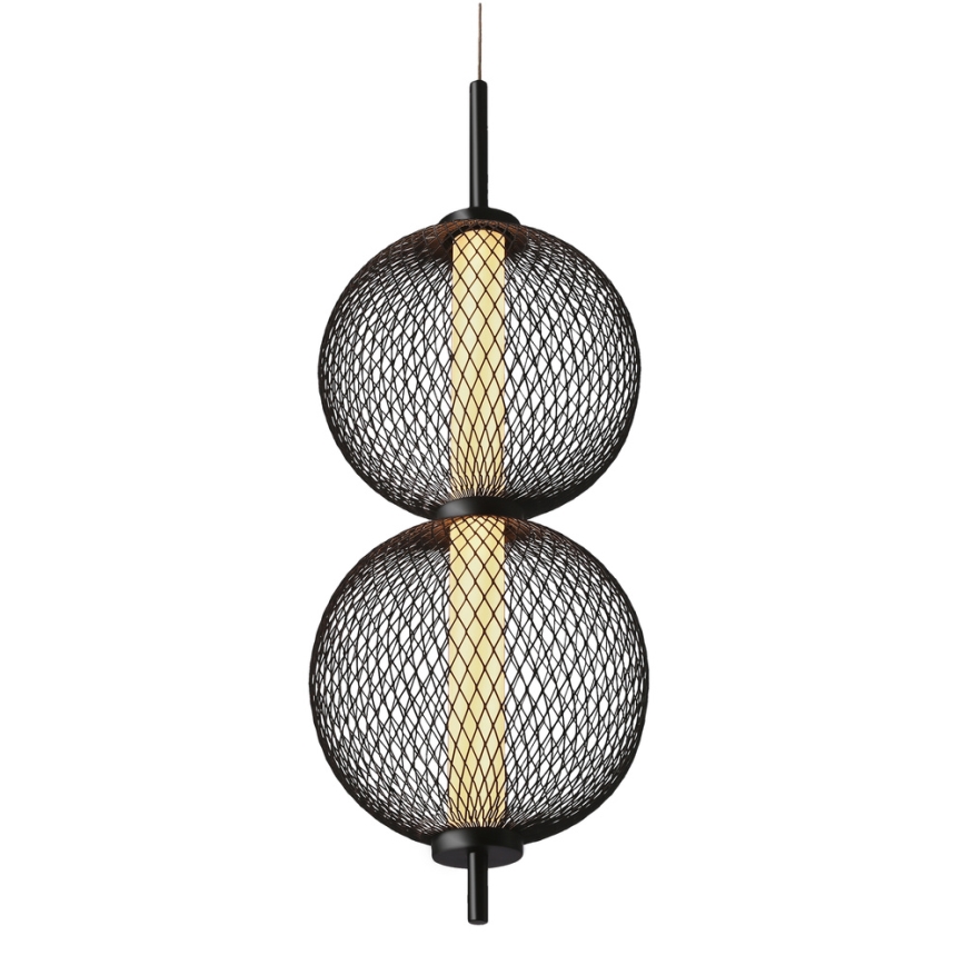 LED-pendel på kabel PUMA LED/10W/230V Ø 14 cm svart