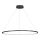 LED-pendel på kabel SATURNO LED/57W/230V Ø 100 cm IP44 svart