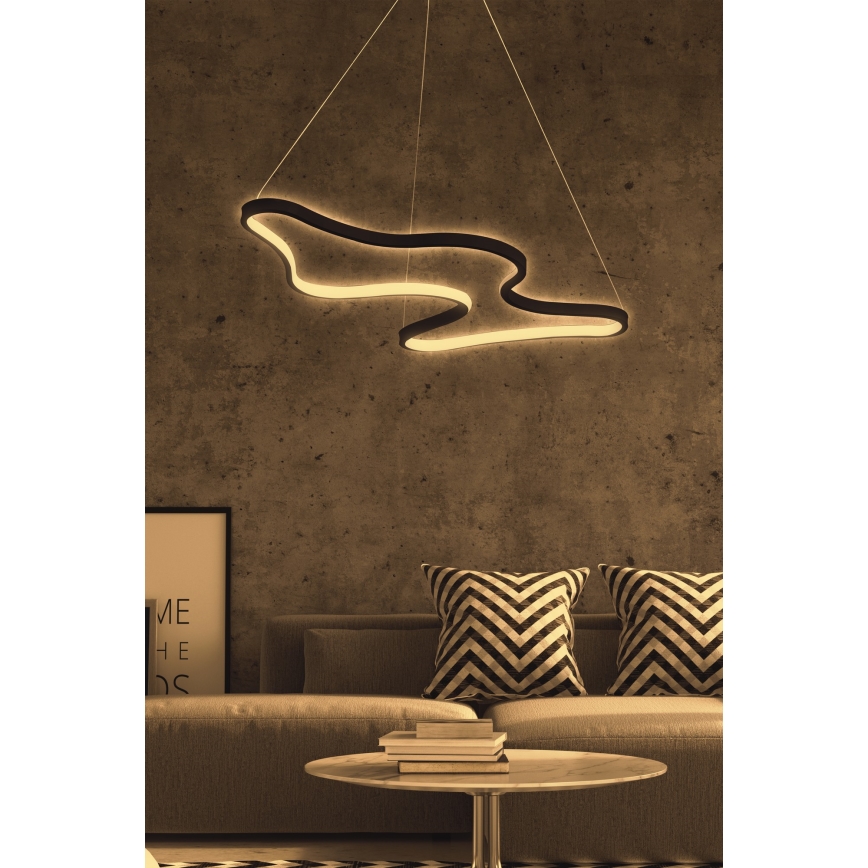 LED-pendel på vajer ARTISAN LED/36W/230V 4000K svart