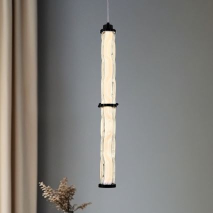 LED-pendel på vajer CORTE LED/18W/230V svart