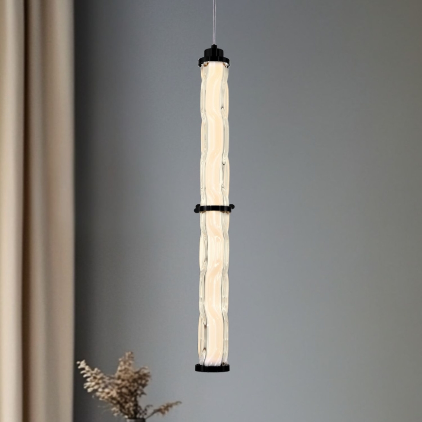 LED-pendel på vajer CORTE LED/18W/230V svart