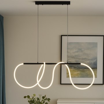 LED-pendel på vajer FLEXI LED/45W/230V 4000K svart