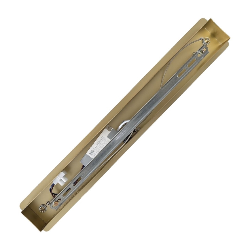 LED-pendel på vajer LAGOS LED/24W/230V guldfärgad