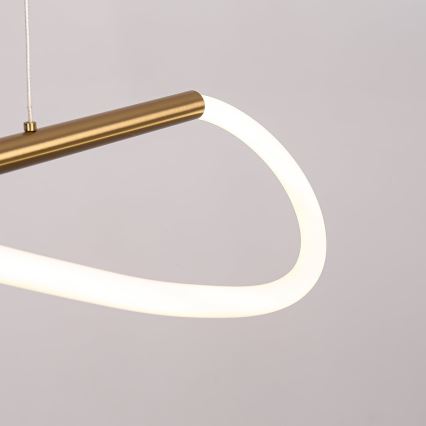 LED-pendel på vajer MELECA LED/24W/230V 3000/4000/6000K 100 cm guld