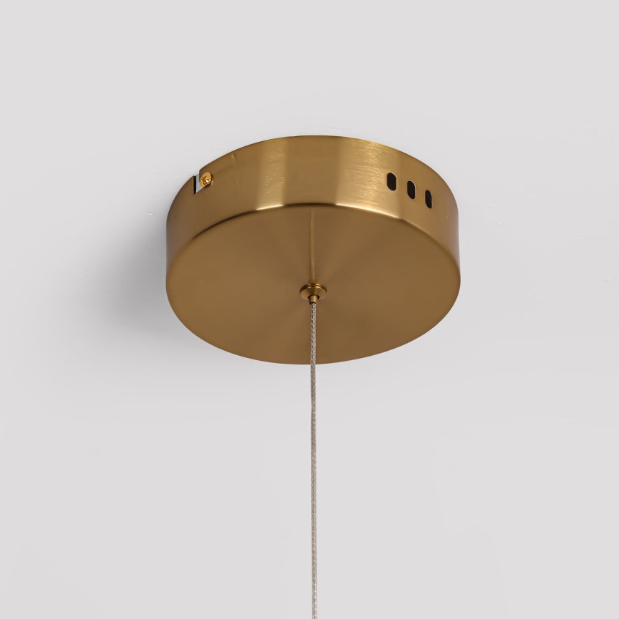 LED-pendel på vajer MELECA LED/24W/230V 3000/4000/6000K 100 cm guld