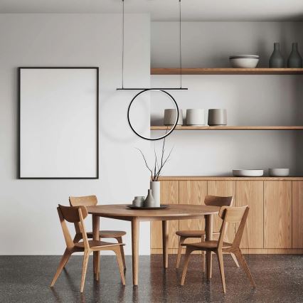 LED-pendel på vajer ODETTA LED/30W/230V 4000K svart